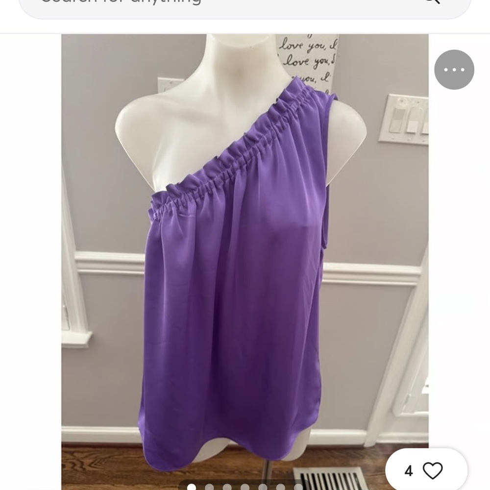 Ramy brook one shoulder tank.size xs.